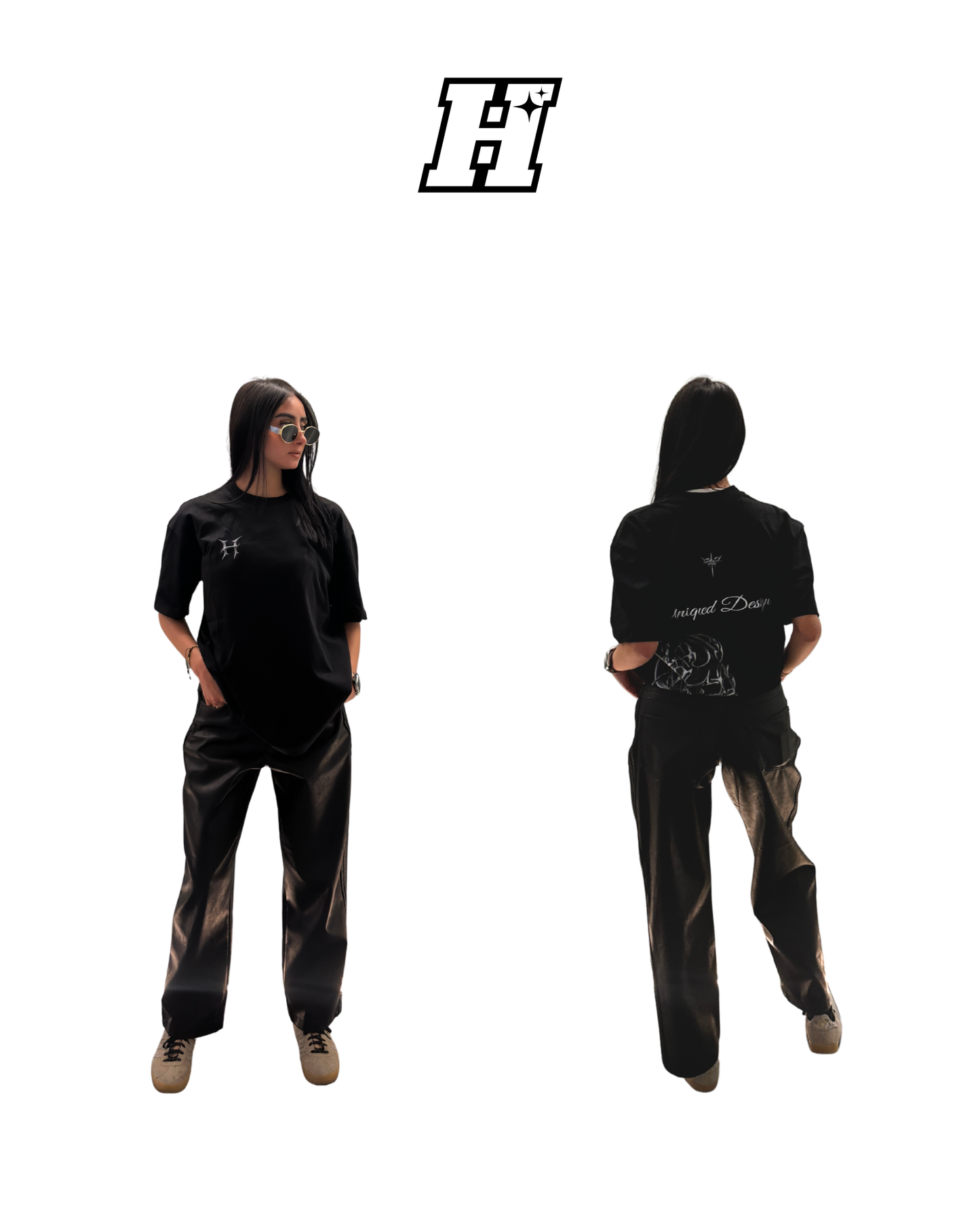 Camiseta Fit oversize SKULL