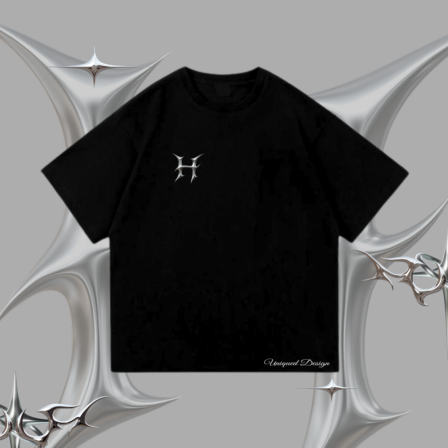 Camiseta Fit oversize SKULL