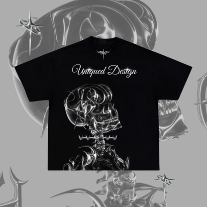 Camiseta Fit oversize SKULL